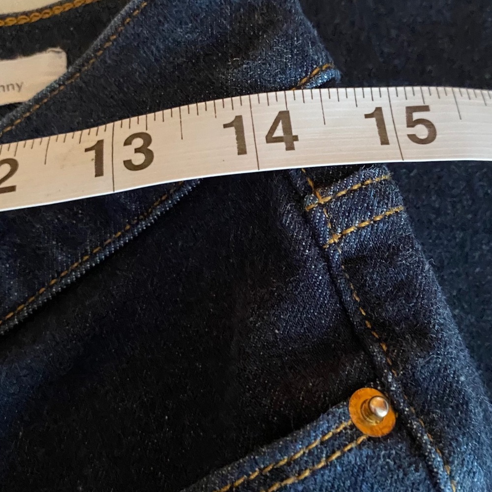 FRAME Le High Skinny Jeans Dark Wash Denim Size 29 - Picture 6 of 8